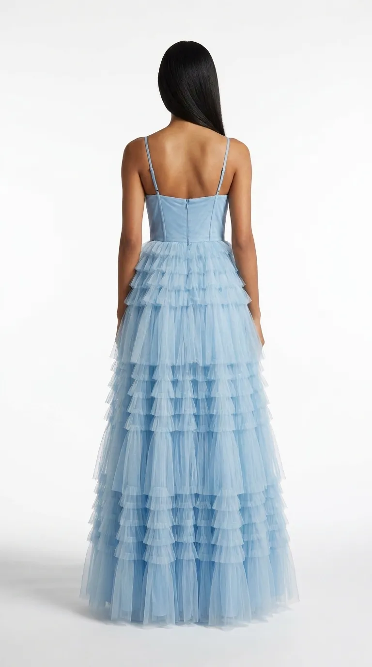 Vestido Celeste, Gala