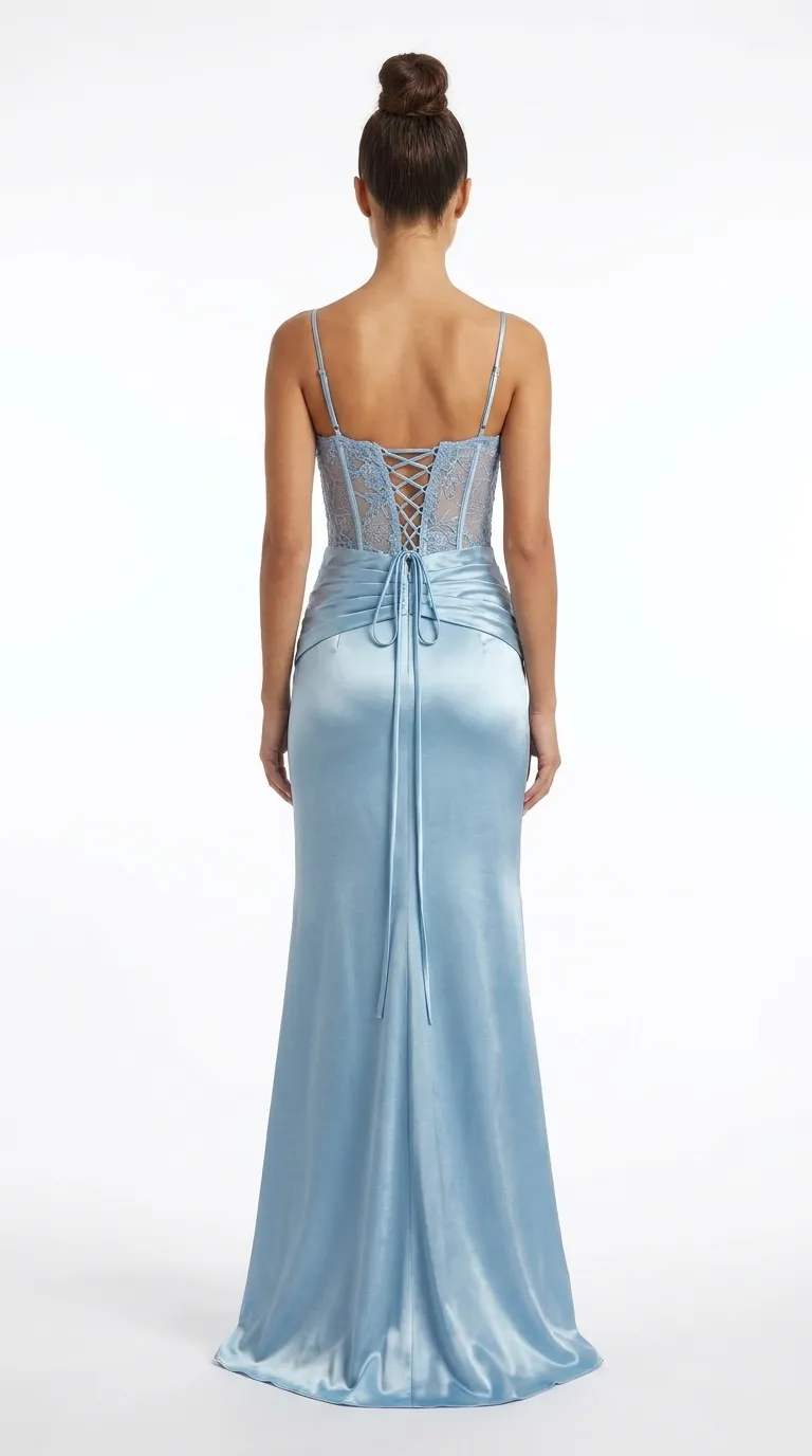 Vestido Aguamarina, Gala