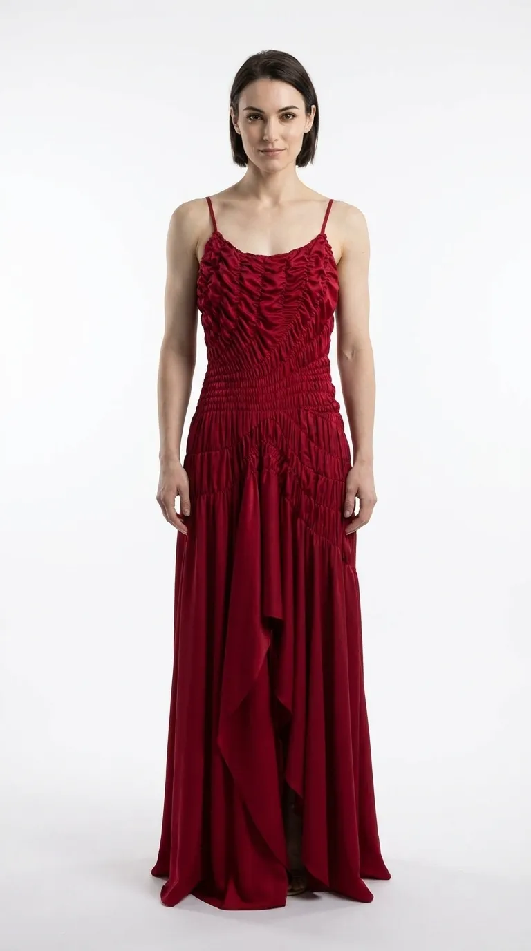 Vestido Borgoña, Gala