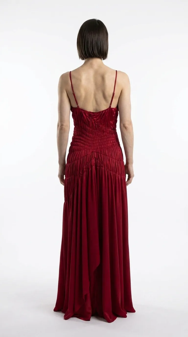 Vestido Borgoña, Gala
