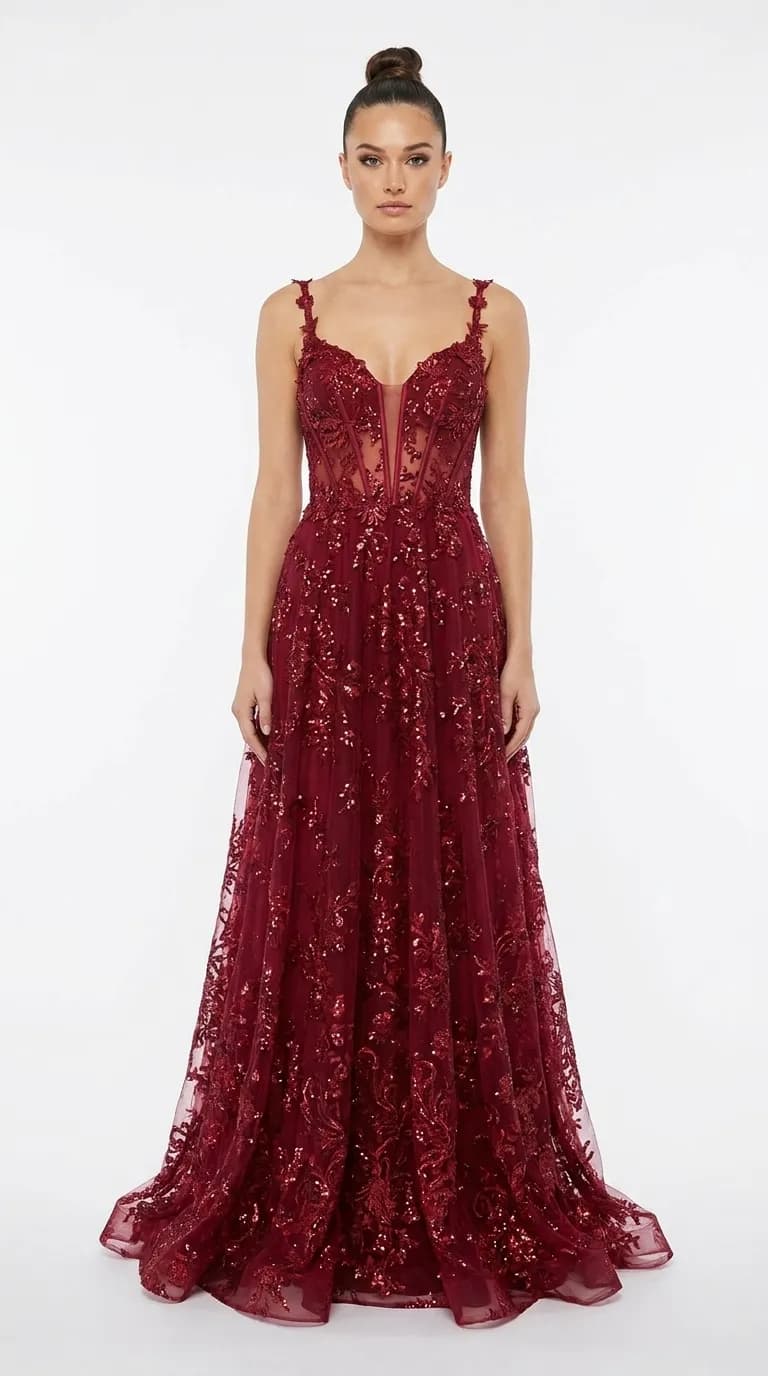 Vestido Cabernet, Gala